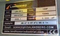 2025 LANDHERO MINI EXCAVATOR MODEL: LDH-KN16 (KEY)