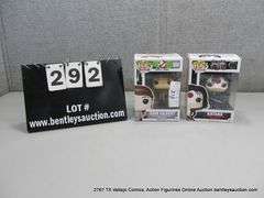 LOT: (2) ASSORTED FUNKO POP! GHOSTBUSTERS & SUICIDE SQUAD