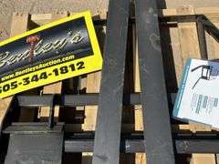 2024/2025 MOWER KING SKID STEER FORKS MODEL SA - ADJUSTABLE, QUICK ATTACH, S/N: SA25010501N-06N