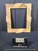 GOLD PAINTED, CARVED ORNATE WOODEN FRAME 23 X 27