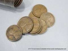 1925 WHEAT PENNY CENT ROLL (QTY: 50)