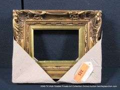 GOLD PAINTED, CARVED ORNATE WOODEN FRAME 10 X 12