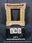 GOLD PAINTED, CARVED ORNATE WOODEN FRAME 15 X 17