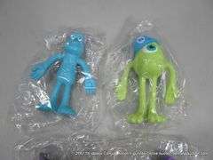 2001 KELLOGS DISNEY PIXAR MONSTERS INC FIGURES (LOT: 4)