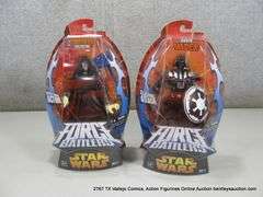 FORCE BATTLERS STAR WARS EMPEROR PALPATIVE & DARTH VADER (HASBRO) (2X MONEY)