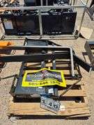 2024/2025 MOWER KING SKID STEER FORKS MODEL SA - ADJUSTABLE, QUICK ATTACH, S/N: SA25010501N-06N