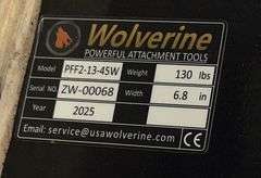 2025 WOLVERINE SKID STEER PALLET FORK FRAME MODEL: PFF2-13-45W