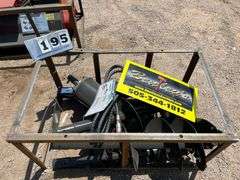 2024/2025 MOWER KING SKID STEER AUGER MODEL: SSECAG-Y WITH 3 BITS - 6", 12", 14" AUGERS,