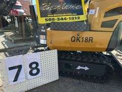 2025 CFG MINI EXCAVATOR MODEL: QK18R - RATO GASOLINE ENGINE, S/N: QK18R202505010119 (KEY)