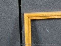 STAINED WOODEN FRAME 9 X 11
