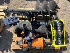 2025 WOLVERINE SKID STEER AUGER DRIVE & BIT ATTACHMENT MODEL: ADB-13-1218R,