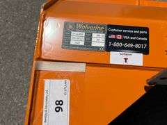 2025 WOLVERINE SKID STEER SNOW PUSHER MODEL: SP-15-84W, S/N: ZWD202502061-93