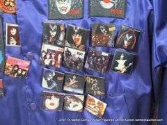 "KISS ARMY" BOMBER JACKET - PURPLE, SIZE X-LARGE