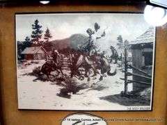 RED RYDER FRED HARMON FRAMED TRIBUTE