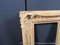 GOLD PAINTED, CARVED ORNATE WOODEN FRAME 15 X 17