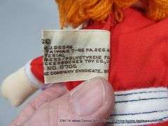 RETRO 1982 LITTLE ORPHAN ANNIE RAG DOLL