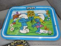 LOT: (3) TEENAGE MUTANT NINJA TURTLES, SMURFS, ASTROLOGY TRAYS