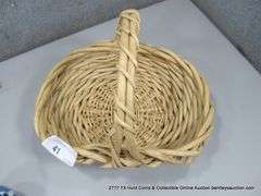 1-BASKET, 2 BLUE & WHITE BALLS (3 1/4"), 3 X MONEY