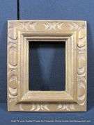 GOLD PAINTED, CARVED WOODEN FRAME 13 X 15