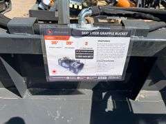 2025 WOLVERINE SKID STEER GRAPPLE BUCKET ATTACHMENT MODEL: GB-11-72W, 72"