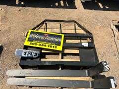 2024/2025 MOWER KING SKID STEER FORKS MODEL SA - ADJUSTABLE, QUICK ATTACH, S/N: SA25010501N-06N