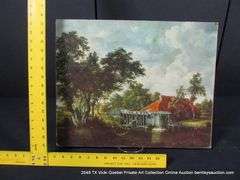 "THE WATERMILL W/ GREAT RED ROOF"