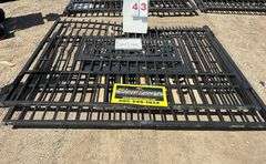2025 KJ METAL FARM DRIVEWAY GATE - DEER MOTIF STYLE MODEL: K0720, 7' X 20'