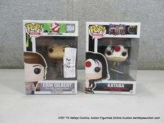 LOT: (2) ASSORTED FUNKO POP! GHOSTBUSTERS & SUICIDE SQUAD