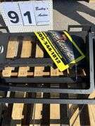 2025 MOWER KING SKID STEER FORKS MODEL: SA - ADJUSTABLE, QUICK ATTACH, S/N: SA25050101C-06C