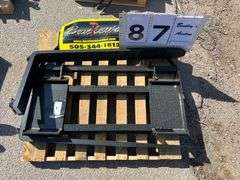 2025 MOWER KING SKID STEER FORKS MODEL: SA - ADJUSTABLE, QUICK ATTACH, S/N: SA25050104C