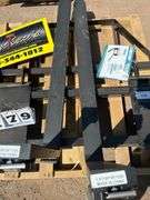 2024/2025 MOWER KING SKID STEER FORKS MODEL SA - ADJUSTABLE, QUICK ATTACH, S/N: SA25010501N-06N