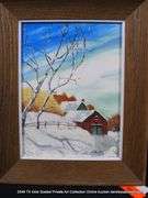 CABIN UNDER THE SNOW 13 X 16