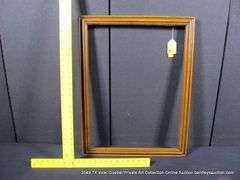 BROWN PAINTED WOOD FRAME 21 X 27