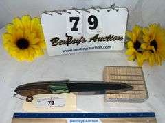 KNIFE WITHOUT SHEATH, 10-1/2" TOTAL LENGTH