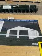 2025 KJ DOUBLE GARAGE STEEL BARN SHED MODEL: K3325, 33' X 25'