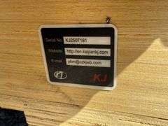 2025 KJ DOUBLE CAR GARAGE STEEL BARN SHED MODEL: K-3325G, 33' X 25', 2-CRATES,