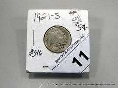 1921-S TYPE 2 BUFFALO NICKEL, FULL HORN