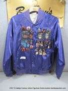 "KISS ARMY" BOMBER JACKET - PURPLE, SIZE X-LARGE