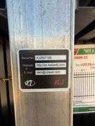 2025 KJ POWDER COATED STEEL SITE FENCE MODEL: K 0608-22, 8' X 6', (22X MONEY)