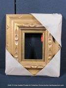 GOLD PAINTED, CARVED ORNATE WOODEN FRAME 13 X 15