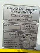 2025 4-SIDE DOOR 40' HIGH CUBE CONTAINER, CFGU 403505 8 (NO KEY OR TITLE)