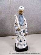 LOT: 16" TALL ORIENTAL CERAMIC STATUE