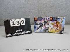 LOT: (2) LEGO MARVEL AVENGERS BLACK PANTHER & IRONMAN