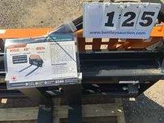 2025 WOLVERINE PALLET FORK HYDRAULIC ADJUSTABLE - FOR SKID LOADER MODEL: PFA-11-3300G,