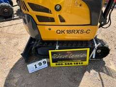 2024/2025 AGT MINI EXCAVATOR MODEL: QK18RXS-C - RATO GASOLINE ENGINE, S/N: QK18RXS-C24123003