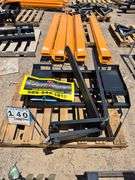 2024/2025 MOWER KING SKID STEER FORKS MODEL SA - ADJUSTABLE, QUICK ATTACH, S/N: SA25010501N-06N