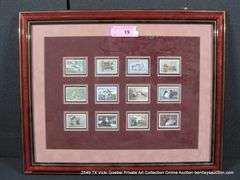 14" X 18" FEDERAL RW - DEPARTMENT OF INTERIOR DUCK COLLECTION STAMP DISPLAY DUCK STAMPS - RW49-60