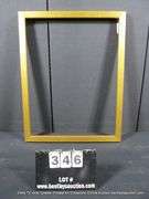GOLD PAINTED, WOODEN FRAME 23 X 29