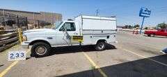 1996  FORD  F-250 PICKUP  W/ COVERED SERVICE BED  168,903 MILES