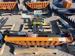 2025 WOLVERINE PALLET FORK HYDRAULIC ADJUSTABLE - FOR SKID LOADER MODEL: PFA-11-3300G,